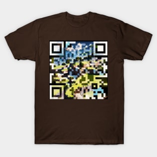 RickRoll QR Code Painting T-Shirt